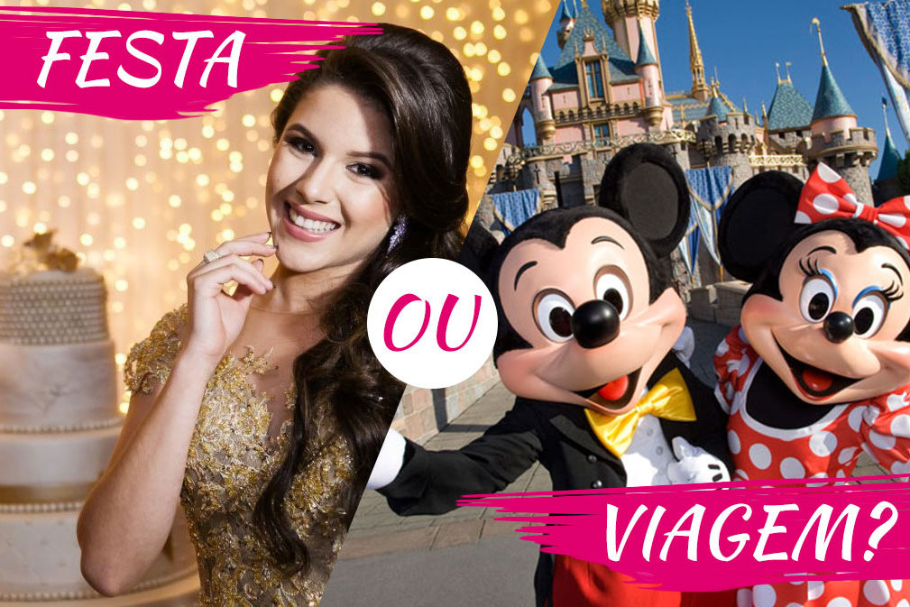 Viagem festa presente 15 anos