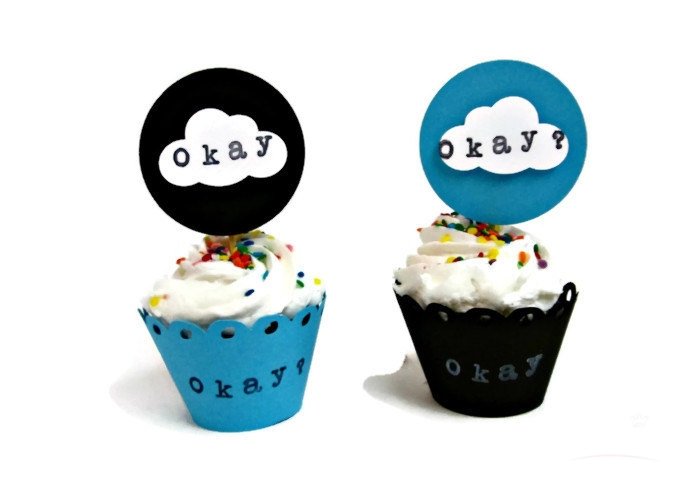 cupcake A Culpa é das Estrelas