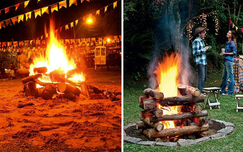 Fogueira de festa junina