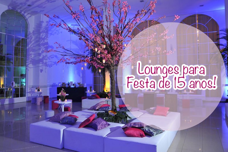 Lounge para festa