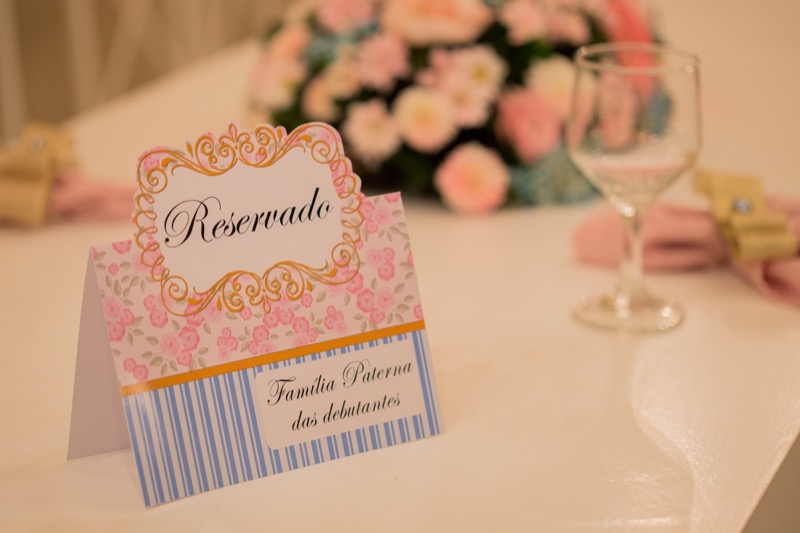 Festa de 15 anos das gêmeas Ana Beatriz e Ana Luiza