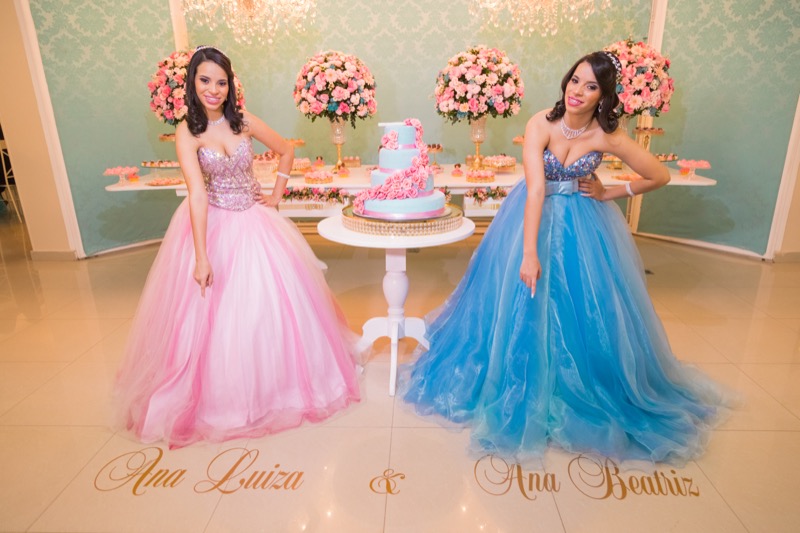 Festa de 15 anos das gêmeas Ana Beatriz e Ana Luiza